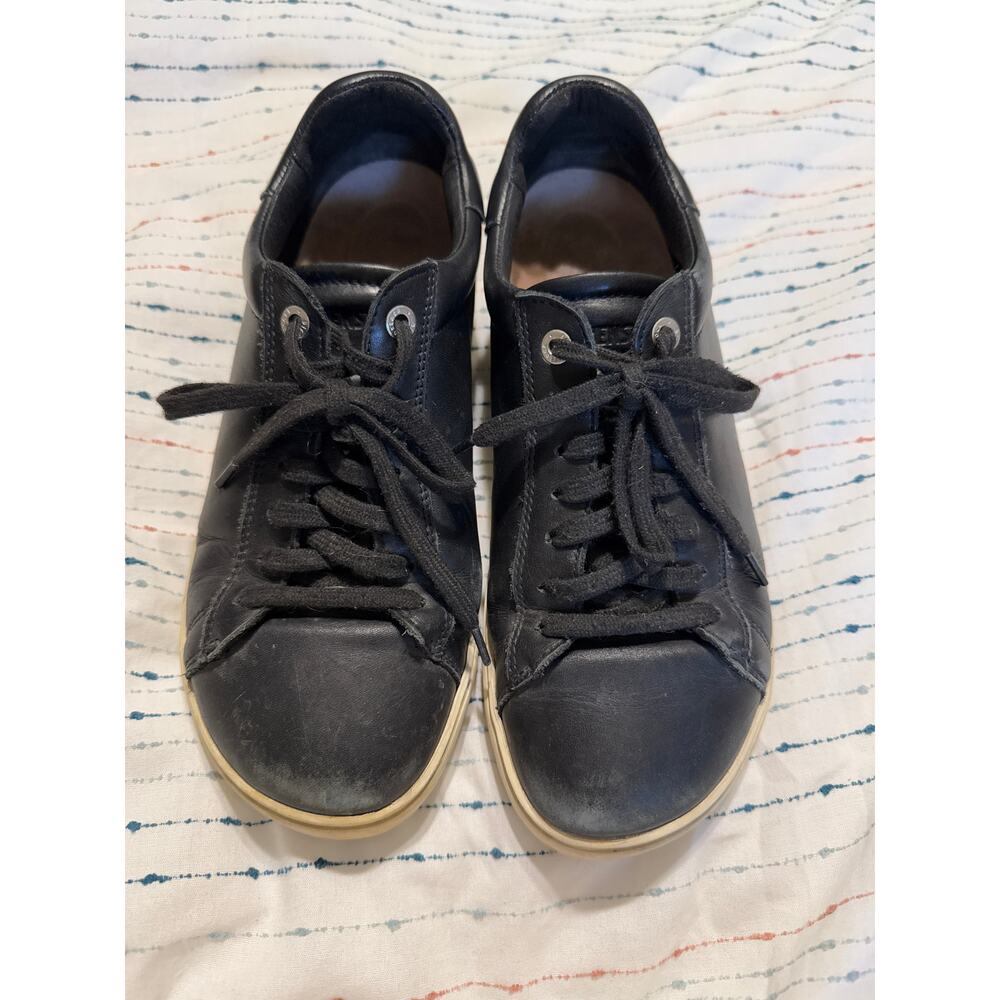 Birkenstock Bend Low Leather Sneakers Black Size 40 - Picture 2 of 6